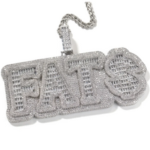Load image into Gallery viewer, Men Baguette Custom  (Pendant) with  Necklace