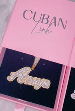 Load image into Gallery viewer, Custom Cuban Double Plated (Pendant) with  Necklace