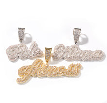 Load image into Gallery viewer, Cuban Mini Custom Tennis Necklace