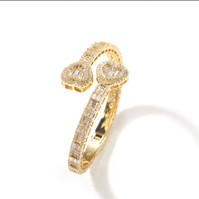 Load image into Gallery viewer, Heart Baguette Bracelet
