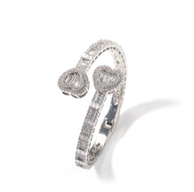 Load image into Gallery viewer, Heart Baguette Bracelet